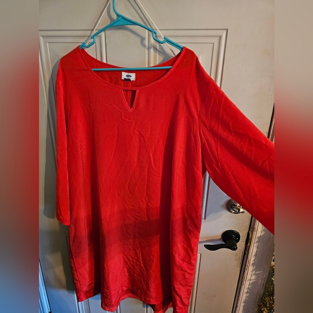 Old Navy Vibrant Red Women's Tunic